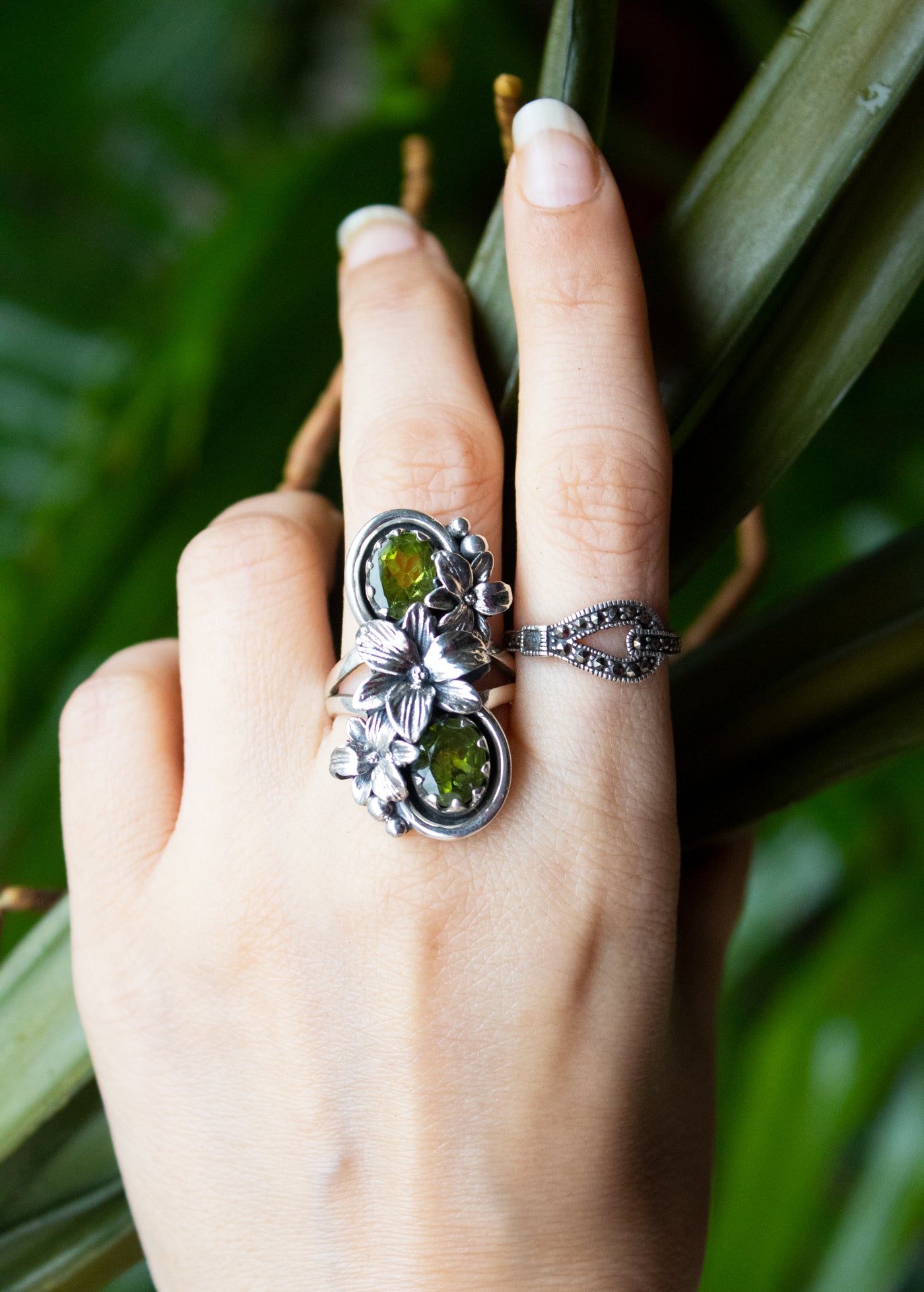 Garden of Light – Peridot Ring