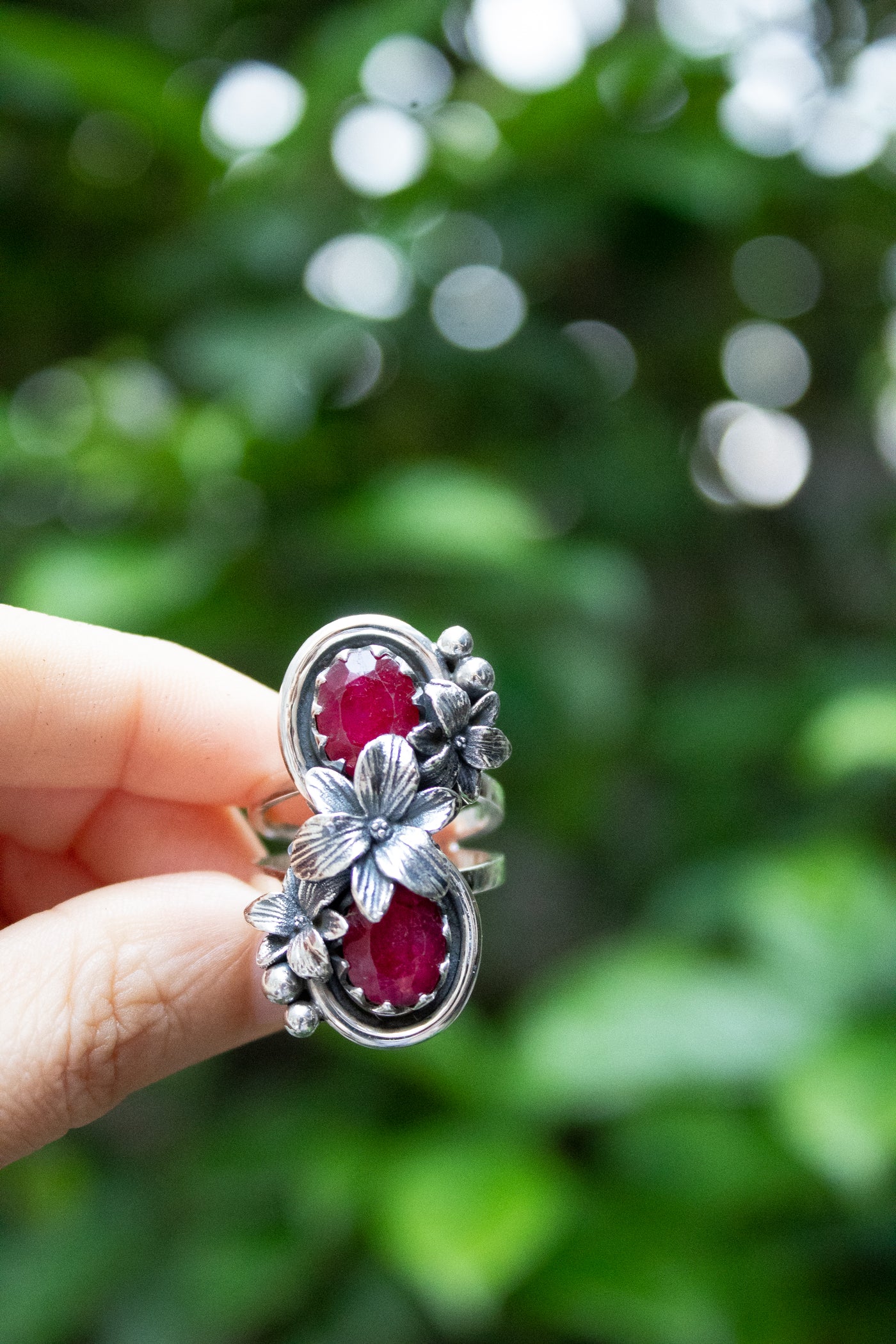 Petals of Roselight – Ruby Ring