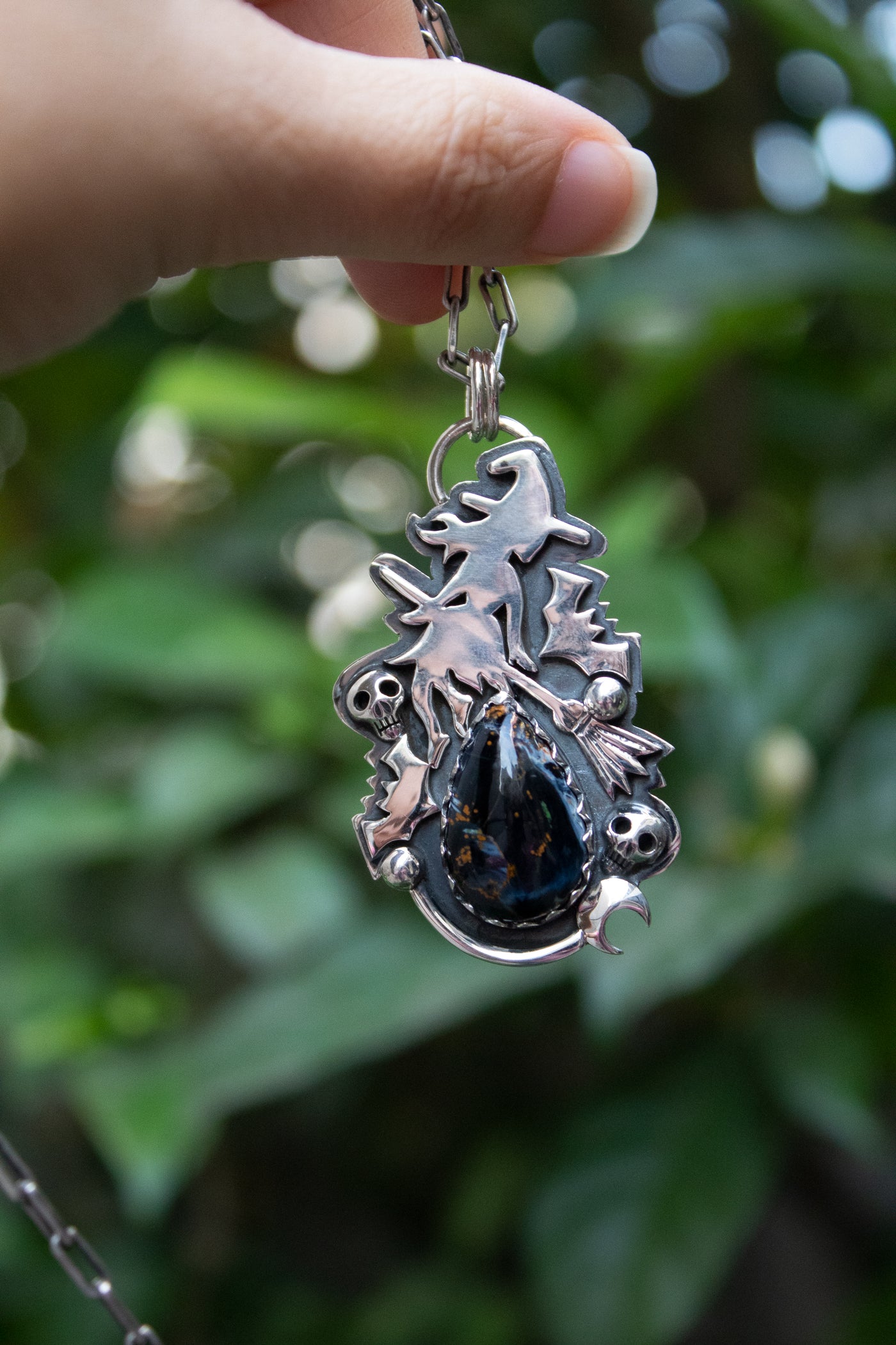 The Storm Witch : Pietersite Pendant