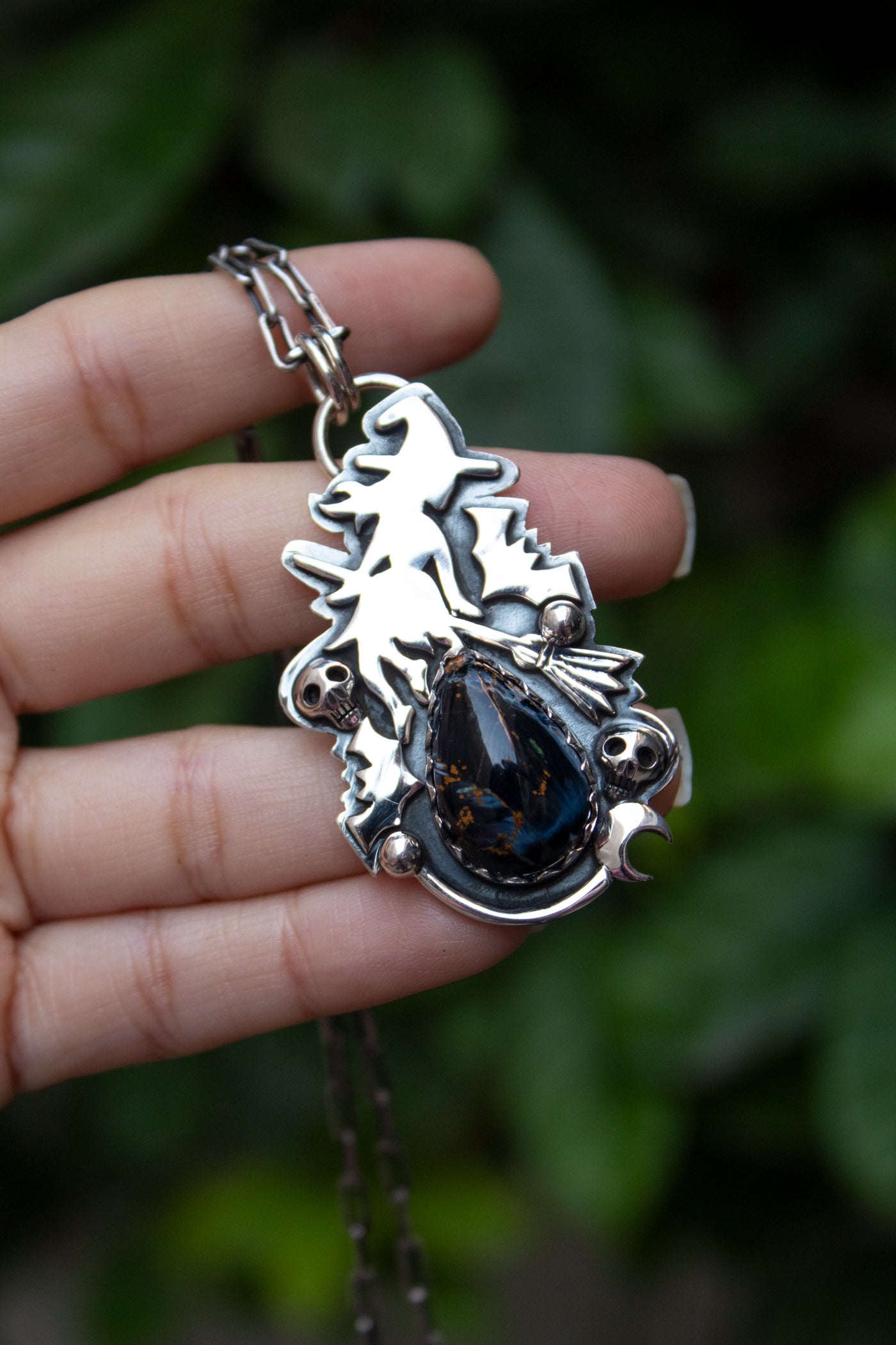 The Storm Witch : Pietersite Pendant