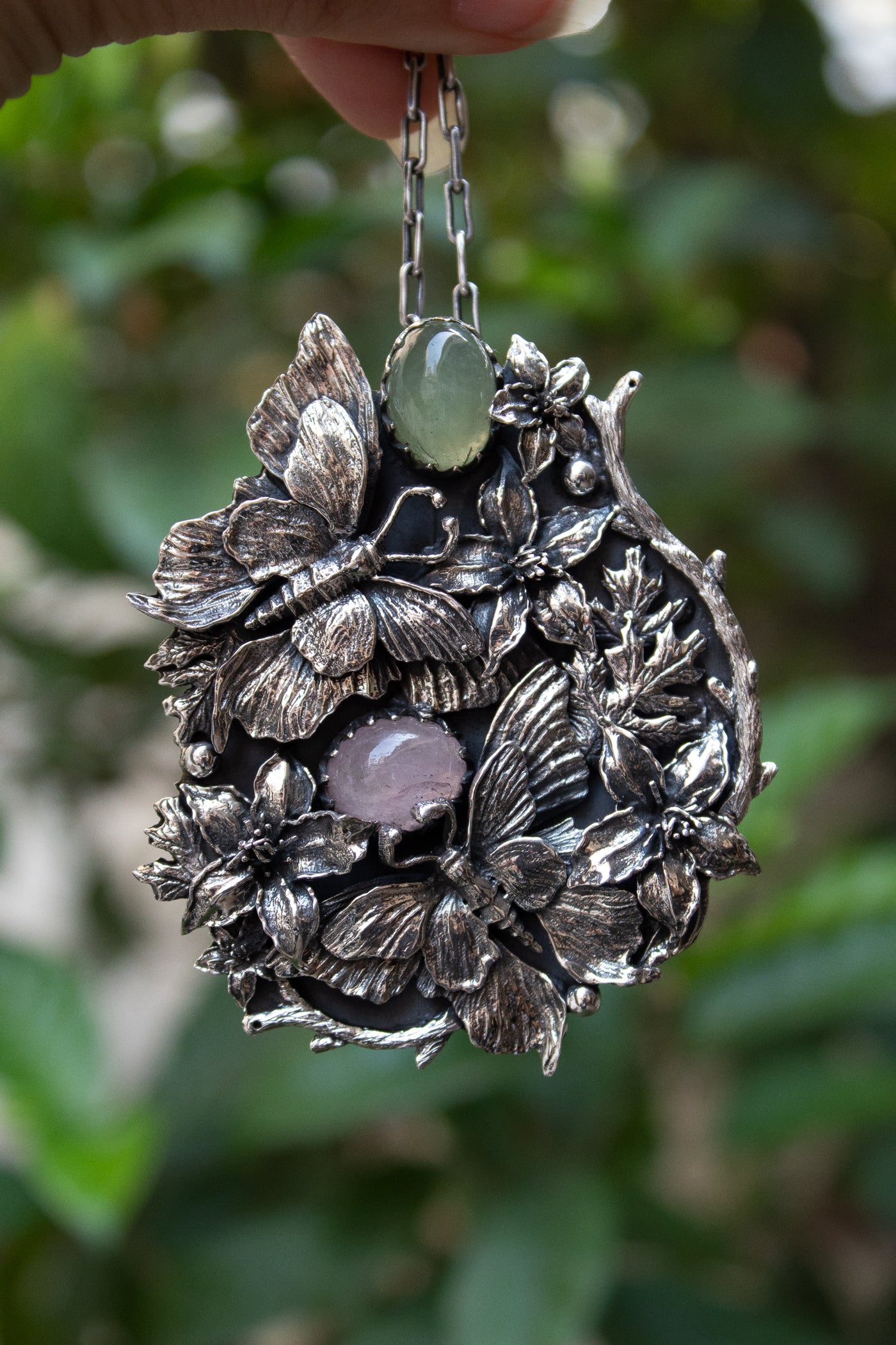 Butterfly Dream Aquamarine Pendant/Brooch